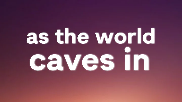 Sarah Cothran - As The World Caves In (Lyrics)