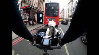 Riding around London with Sigrid, one of our favorite routes