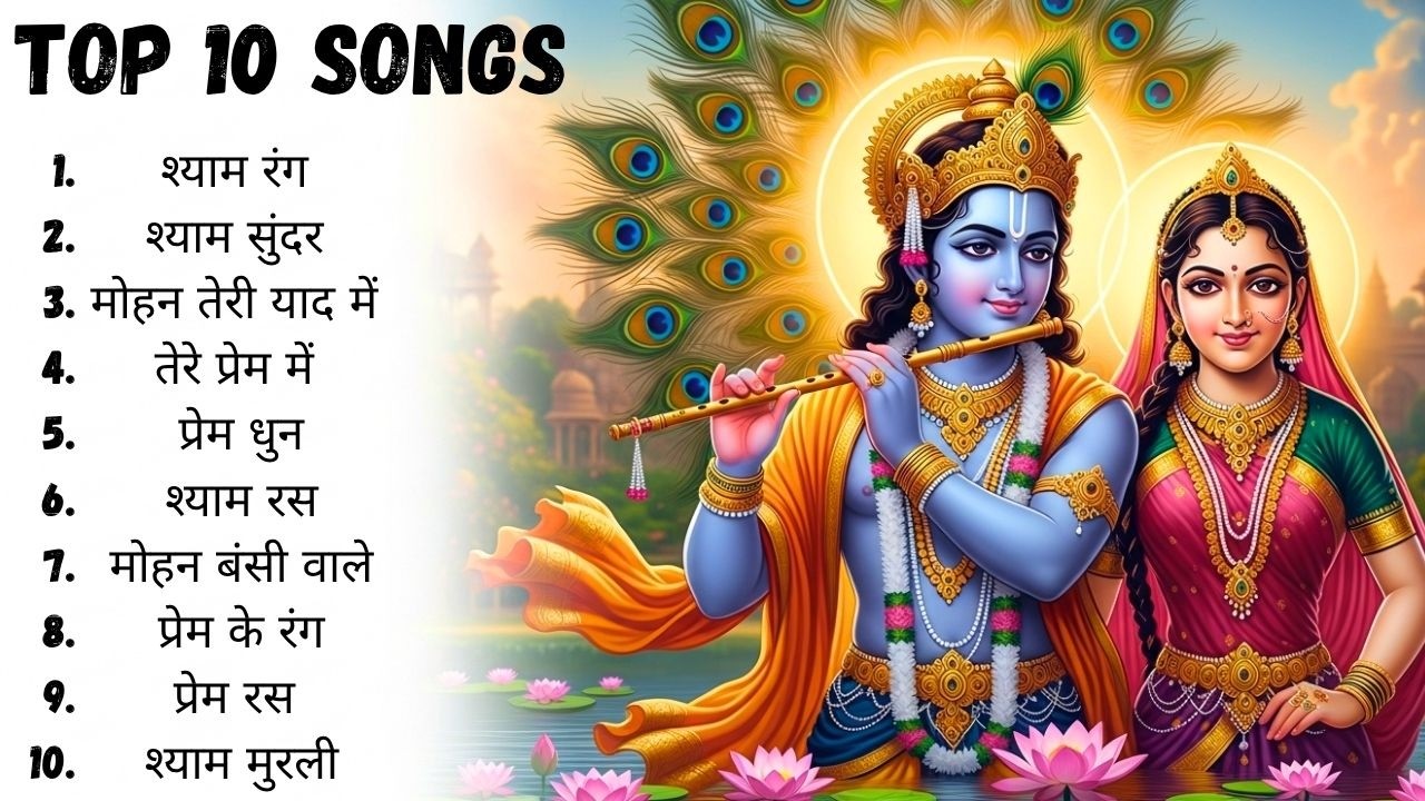 Top 10 Radha Krishna Songs | श्याम रंग से श्याम मुरली तक | Most Divine Krishna Bhajans Collection