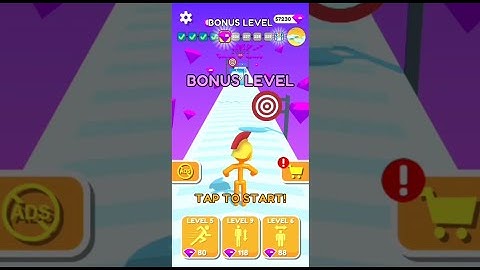 Tall Man Run - Gameplay Walkthrough Part #015 Levels 221 - 235 (Android,iOS)