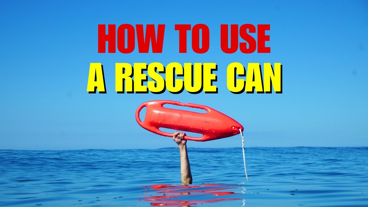 Pool Rescue Can MASTER THE RESCUE CAN: Lifeguard Techniques for Open Water - YouTube