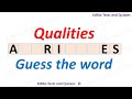Challenge yourself can you guess the word english vocabulary test whats your score