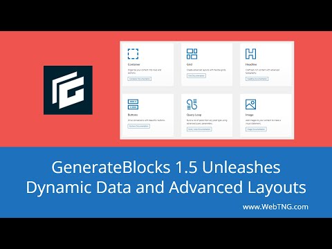 Automatically generate blocks, pages and more with the click of a