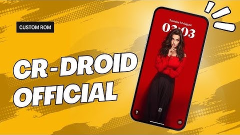CrDroid Custom Rom || Android 15 with Customizations / Features  🔥🔥