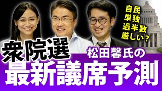 自民に激震！？衆院選獲得議席最新予測！選挙プランナー松田馨の計算では単独過半数割れも...｜第86回 選挙ドットコムちゃんねる #4