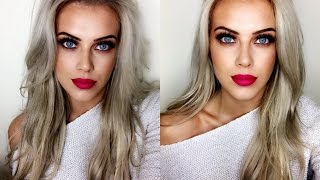 Easy Spring Makeup Bold Lip & Neutral Eyes Chloe Boucher