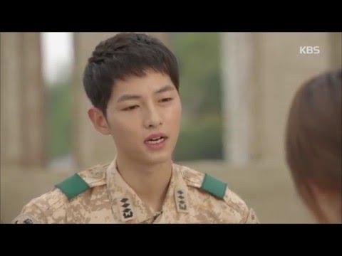 Descendants of the Sun - Song Joong-ki’s cheeky smile at Song Hye-kyo’s jealousy. 03/24/2016