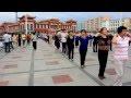 Китайская гимнастика на площади Лилии