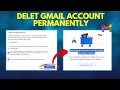 How to Delete Gmail Account | Delete Google Account permanently