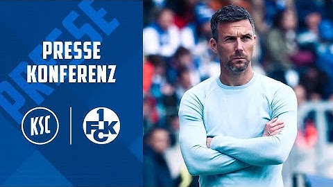 LIVE: Pressekonferenz nach KSC - 1. FC Kaiserslautern