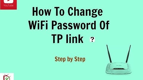 How to change wifi router password of tp link in just 1 min