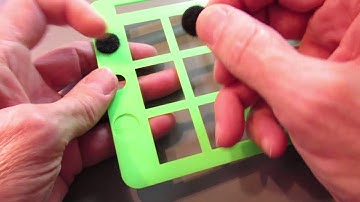 mounting your keyguard with velcro