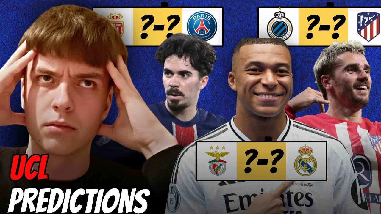 UEFA Champions League Playoff Predictions 1st leg! 