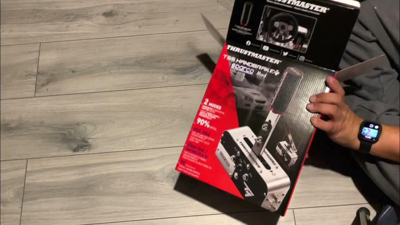 Thrustmaster TSS Handbrake Sparco Mod: Unboxing & Setup 