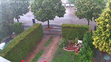 Reolink Captures RLC-410W: storm. rain in my garden