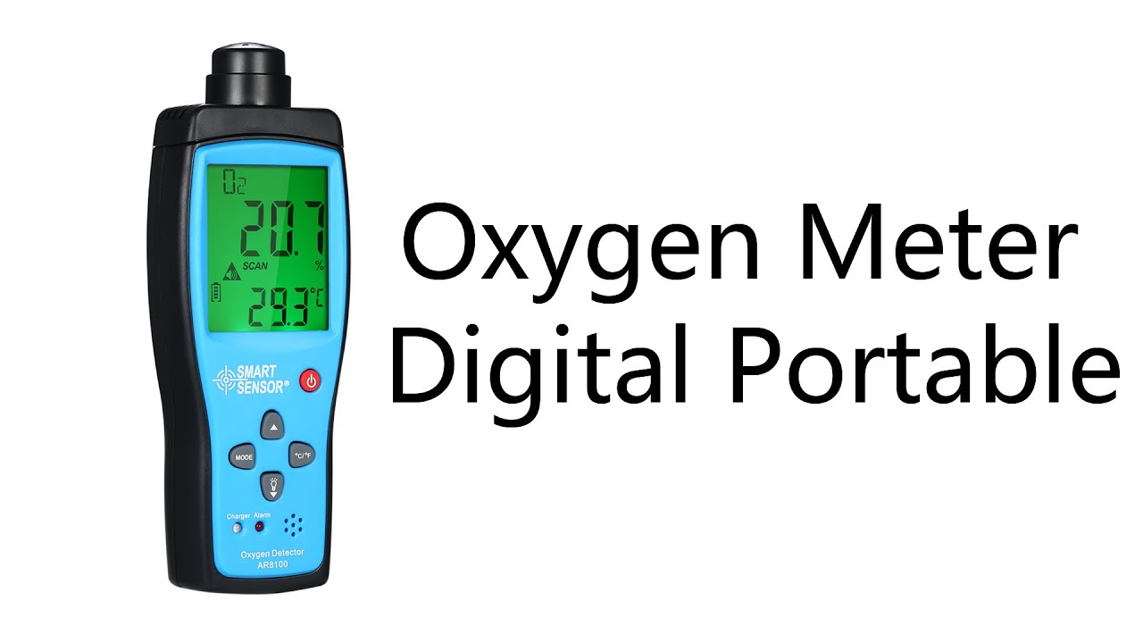 SMART SENSOR Oxygen Meter Digital Automotive O2 Gas Tester Monitor Detector W2U1