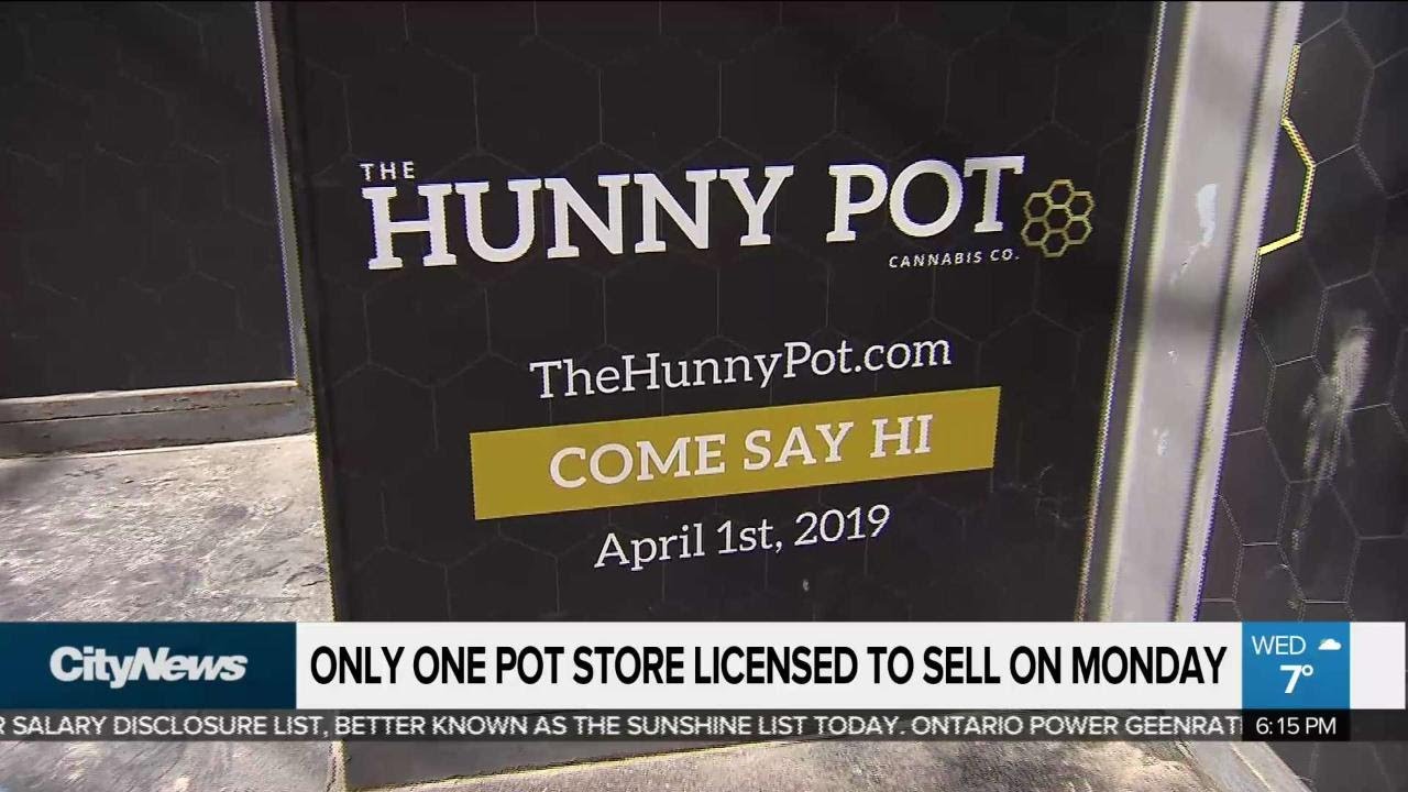 Just 1 weed store will be ready to open in Toronto Monday