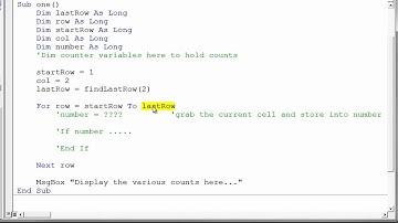 Find the last row of data in an Excel column