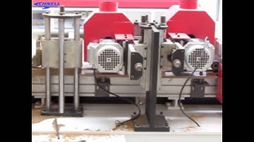 Schnell architrave L Line Edge Banding with (6Milling) Machine Working show & Edge effect