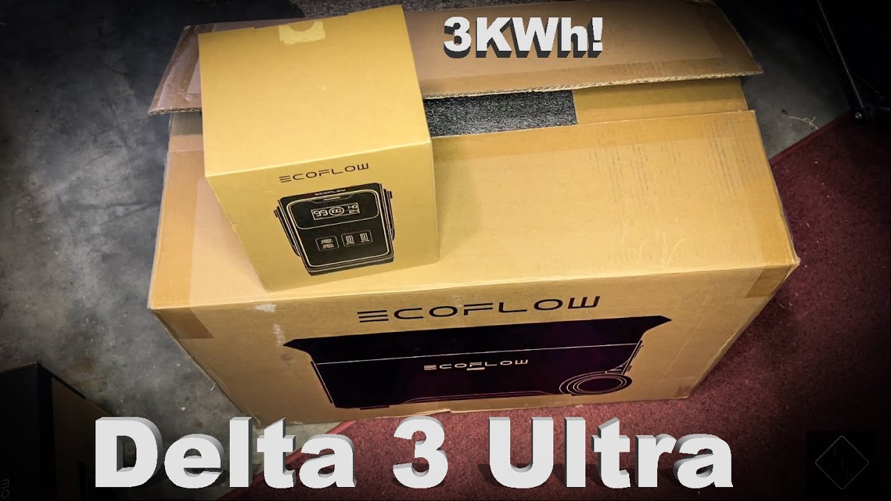 НОВИНКА! Распаковка EcoFlow DELTA 3 Ultra + предварительный обзор установки в автодом!