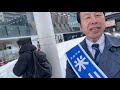 【米山隆一 逃げる】街宣で「原発再稼働の矛盾」を指摘したら、こうなりました