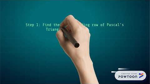 Pre Calculus Binomial Theorem