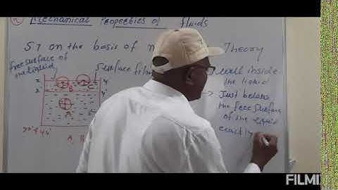 12th mechanical properties of fluids: surface tension on the basis of molecular theory