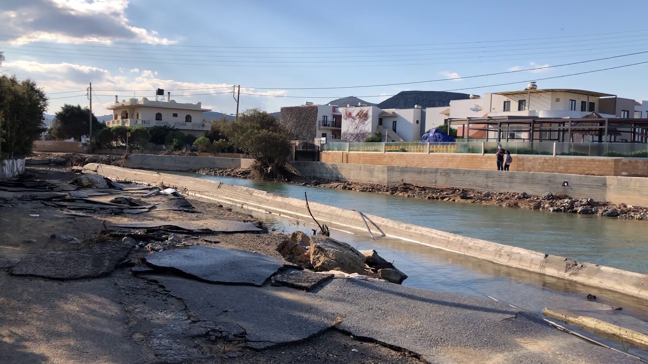 Almost 3 weeks after the flood in Gournes Crete (10 November 2020)