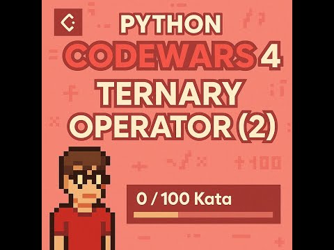 #codewars  [8-kyu] Challenge #4 Ternary Operator(2) (Beginner LeetCode Journey)