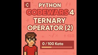 #codewars  [8-kyu] Challenge #4 Ternary Operator(2) (Beginner LeetCode Journey)