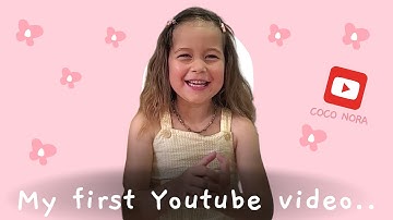 HELLO! My first video on YouTube! Let me introduce myself - self introduction - Kids Vlog: COCO NORA