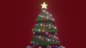 Blender Low Poly Christmas Tree Animation
