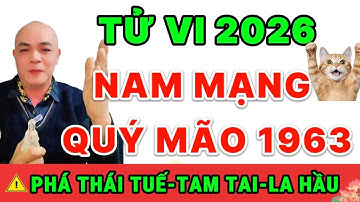 Tử Vi 2026 Quý Mão 1963 Nam Mạng | Đại Hạn Phá Thái Tuế – Tam Tai, Cần Làm Ngay Điều Này!