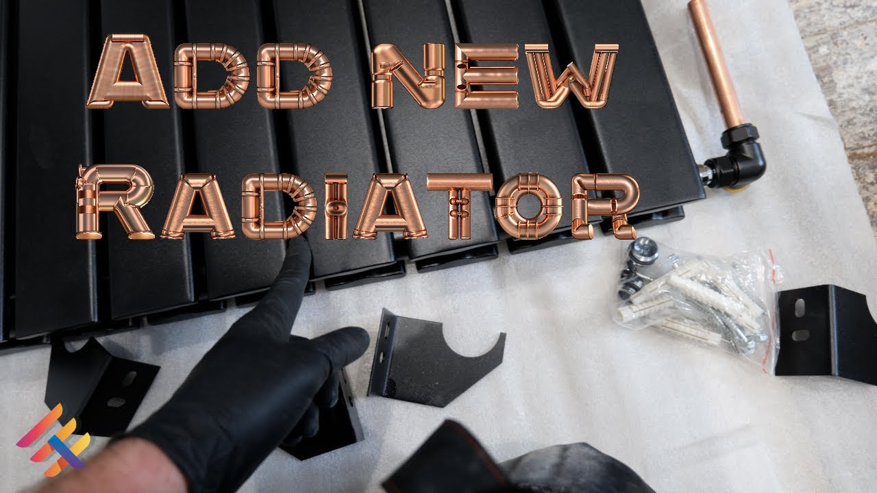 Model Radiator Installtion How to add a new designer radiator - YouTube