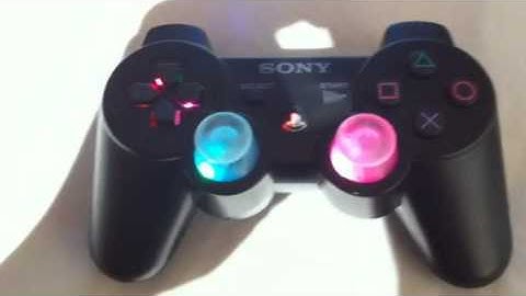 New custom ps3 controller rainbow mod