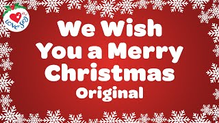 We Wish You A Merry Christmas With Lyrics Love To Sing Christmas Songs