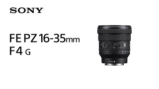 คุณสมบัติผลิตภัณฑ์ของ FE PZ 16-35mm F4 G | Sony | เลนส์