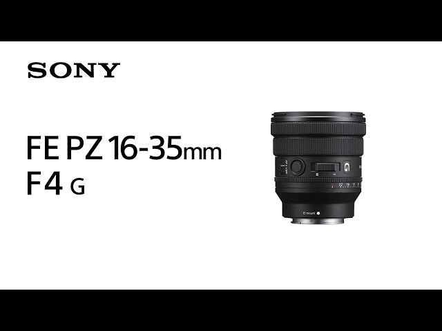 Introducing FE PZ 16-35mm F4 G | Sony | Lens - YouTube