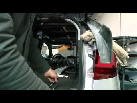 How to replace rear taillight, brake light bulb, turn signal bulb, on a 2014-2016 ACURA MDX