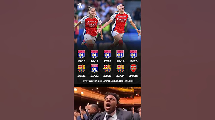 Arsenal break Barcelona and Lyon's dominance of the UEFA Women's Champions over the past 10 years,,