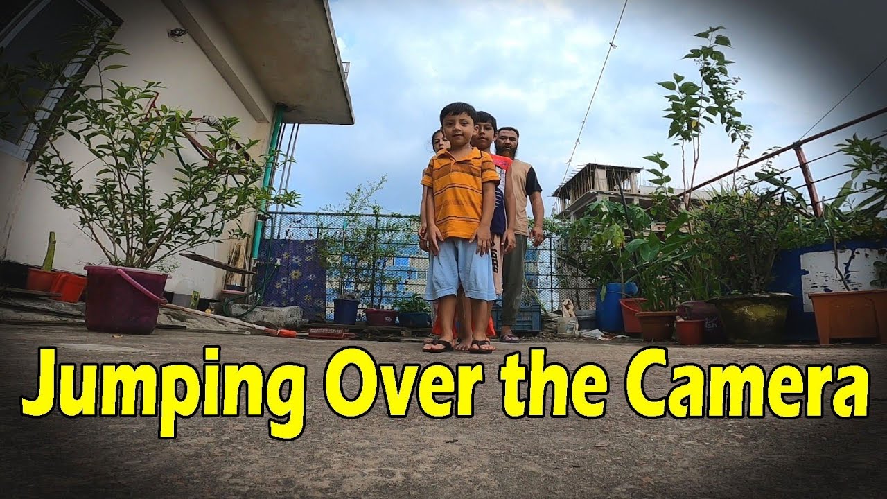 Kid Rizzing Up Camera Jumping Over the Camera, Making Fun With Kids 🥰🥰🥰😊 - YouTube