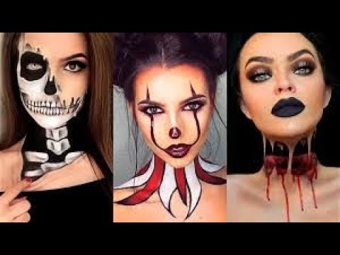 Top 15 Easy Halloween Makeup Tutorials Compilation 2017 - YouTube