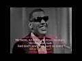 Hit The Road Jack Karaoke + Video ( Ray Charles )