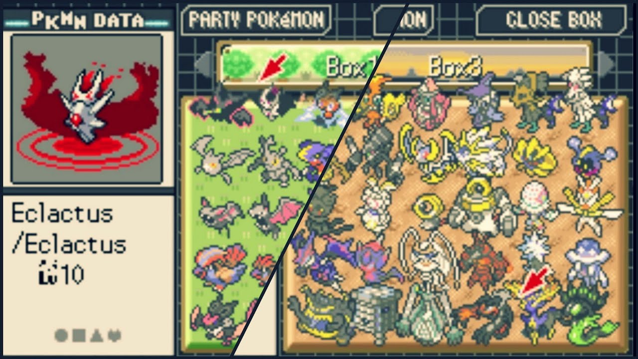 Save Files #25: Pokemon Sors v1.3 - All Shiny Eclipse, Legendary, Ultra and  more! (start of game) - YouTube