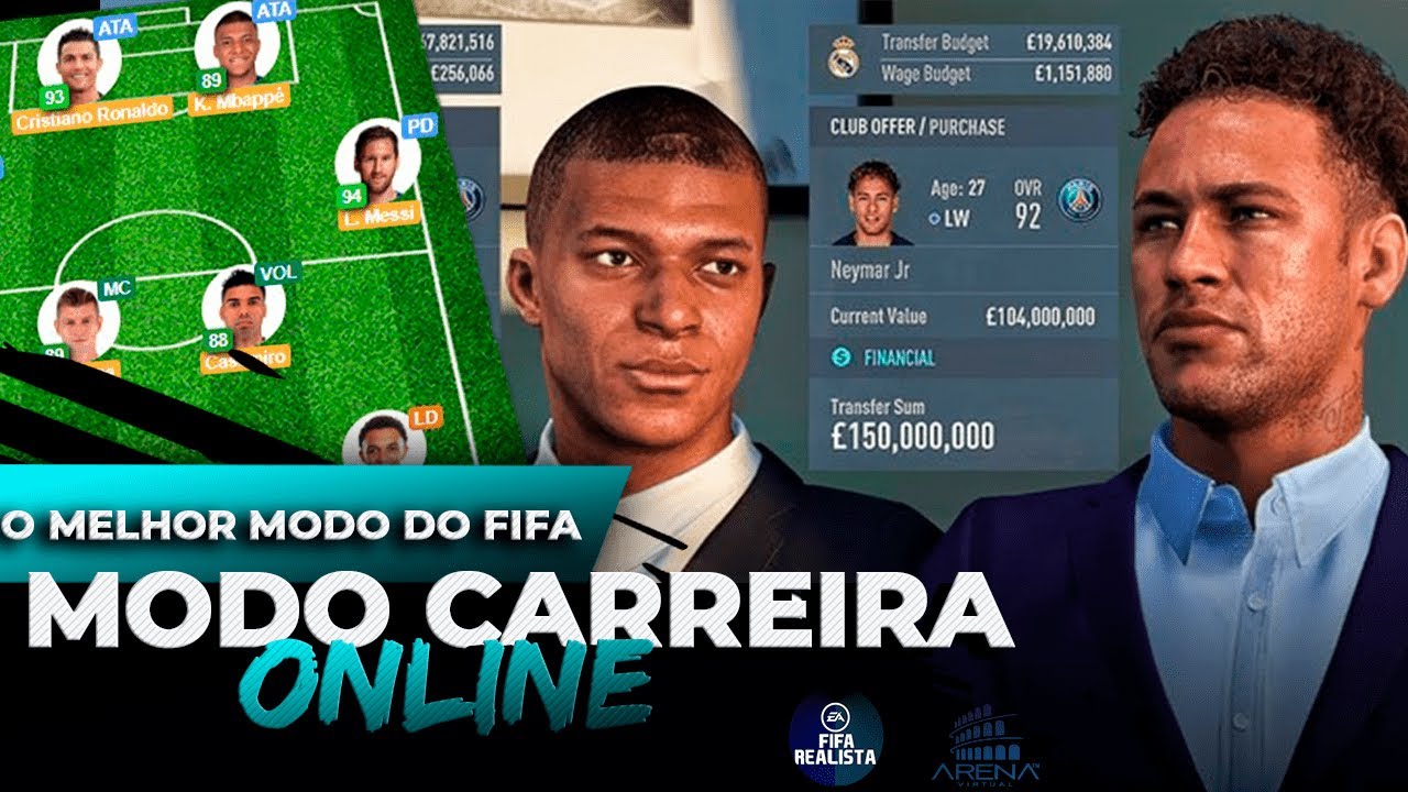 MODO CARREIRA ONLINE- VEJA COMO FUNCIONA! - Arena Virtual - Master