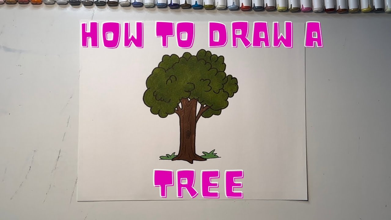 How to Draw.. A Tree YouTube