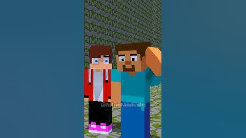 Steve And Mikey & JJ Running Away From Lava Trap! ( Hindi ) #shorts #minecraft #trending #gaming