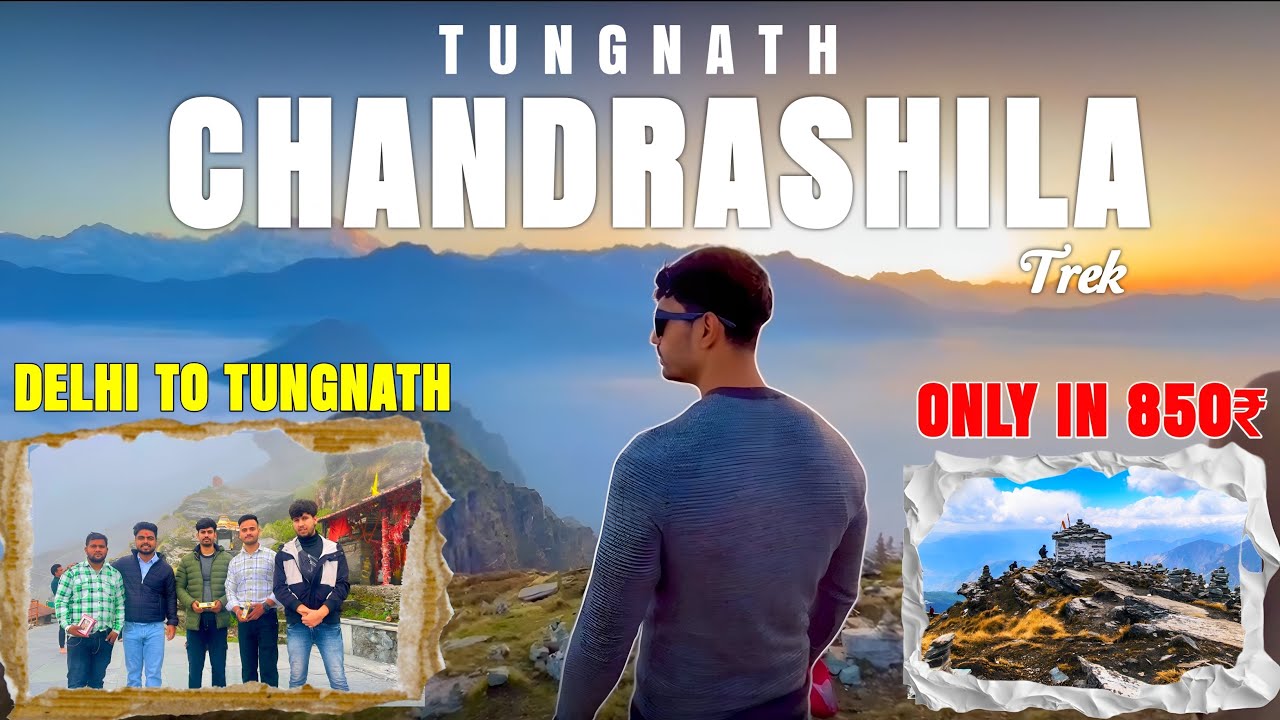 Tungnath Temple 2025 | Delhi To Tungnath Only 850 |Tungnath Trek | Chandrashila Vlog | Trip Budget ?
