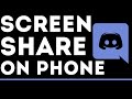 How to Screen Share on Discord Mobile - iPhone & Android - 2021