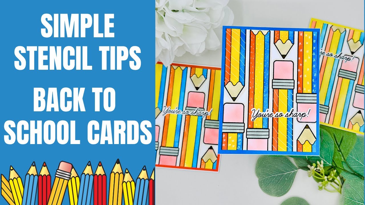 Simple Stencil Tips: Back To School Cards - YouTube hooked-on-you-title-svg-cut-file-paper-peicing-clipart-digital-stamps-scrapbooking-cards-vinyl-cricut-explore-silhouette-0-70-welcome-to-kadoodle-bug-designs-svg-cut-files-more